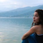 Life Happens Outdoors adventurer enjoying the serenity of Phewa Lake during a Nepal adventure holiday in Pokhara