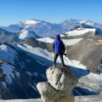 Image from the Aconcagua Expedition featuring Hari Budha Magar, the first double over-the-knee amputee to climb Everest, as he takes on the challenging ascent of South America's highest peak.