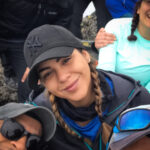 Farah Moumneh with the rest of the Life Happens Outdoors team on Kilimanjaro during the Climb Kilimanjaro Expedition.