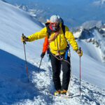 Climbing Dome du Gouter, Mont Blanc Summit, Alpinism