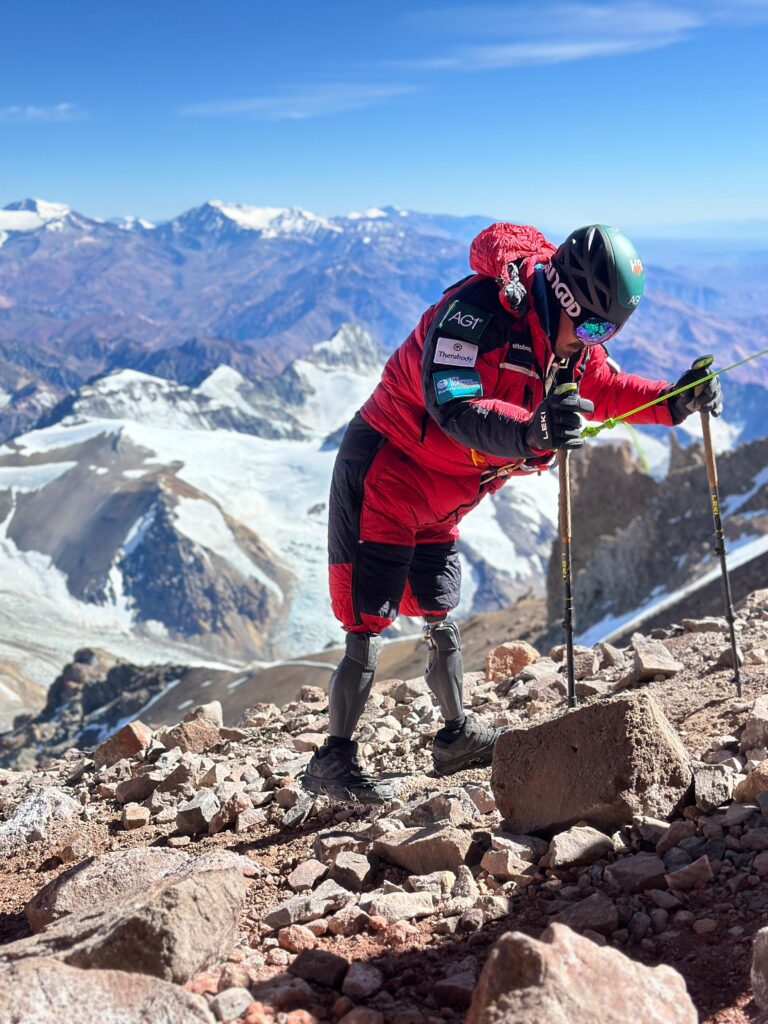 Hari Budha Magar on Aconcagua