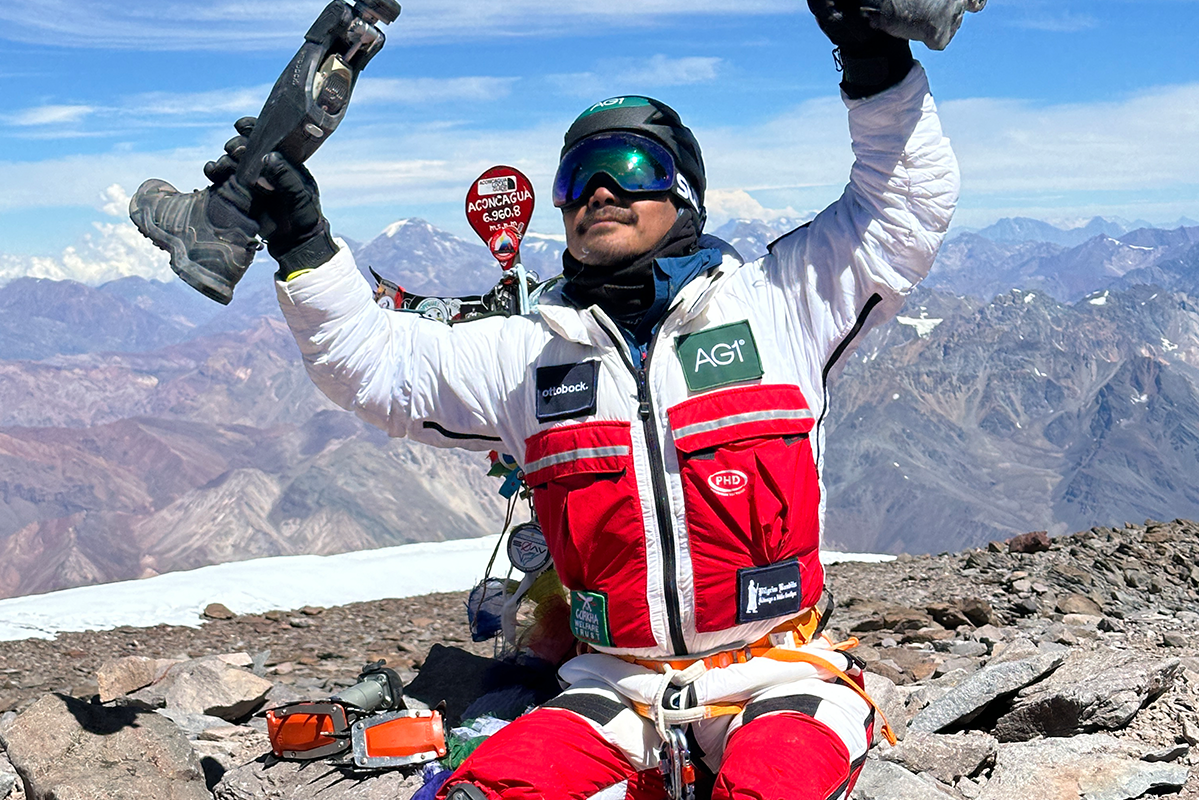 Hari Budha Magar Summits Aconcagua!