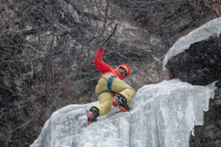 Ice Climbing in Cogne