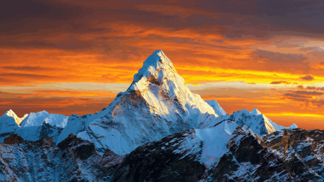 Cover image for Ama Dablam: The Mother of Mountains documentary by Life Happens Outdoors, featuring climber Tony Aoun beneath the iconic summit.