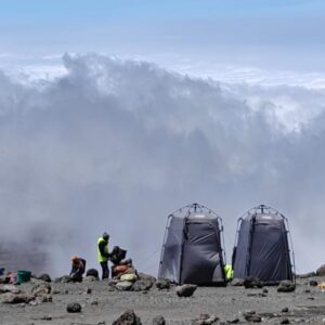 Personal Toilet on Kilimanjaro