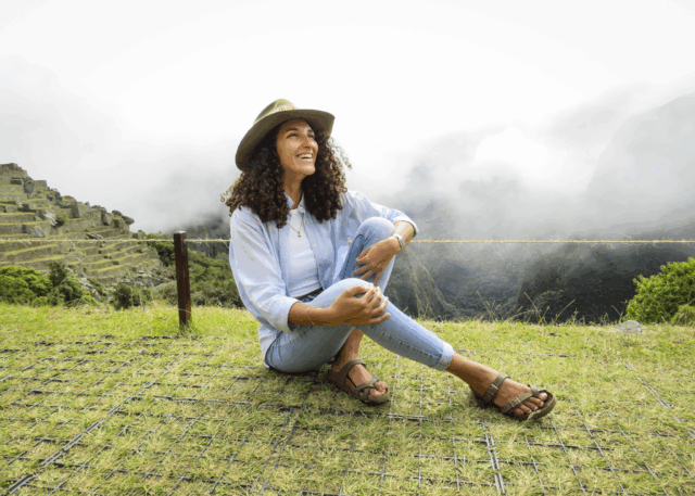 Life Happens Outdoors Team Leader at Machu Picchu in Peru.