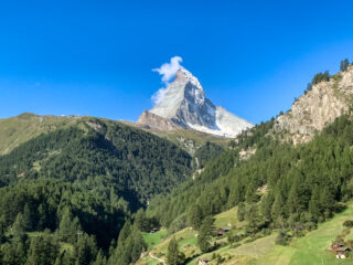 The Matterhorn above Zermatt, the emotional finish of the Chamonix to Zermatt Walker’s Haute Route Trek